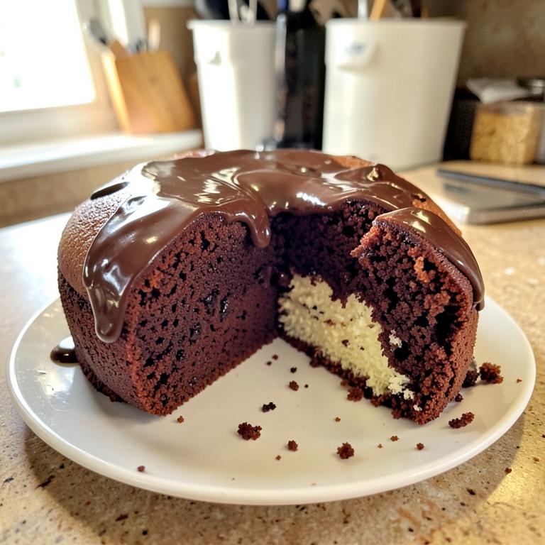 Bolo de chocolate com ganache