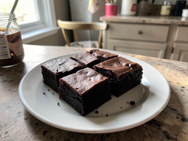 Brownies de chocolate caseiros