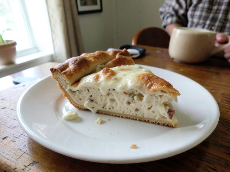 Torta cremosa sem lactose feita em casa